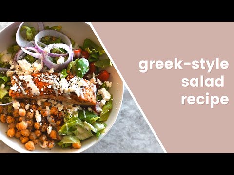 Greek-Style Salad Recipe | The Hangry Woman