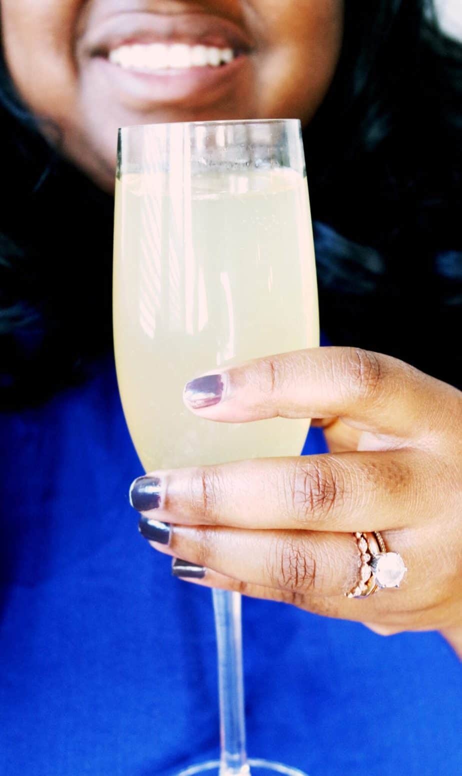 Lemon Ginger Apple Cider Champagne Punch » Hangry Woman®