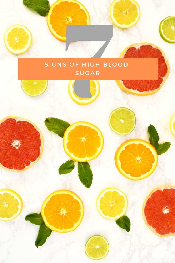 Seven signs of high blood sugar and what you should do when you have a high blood sugar.