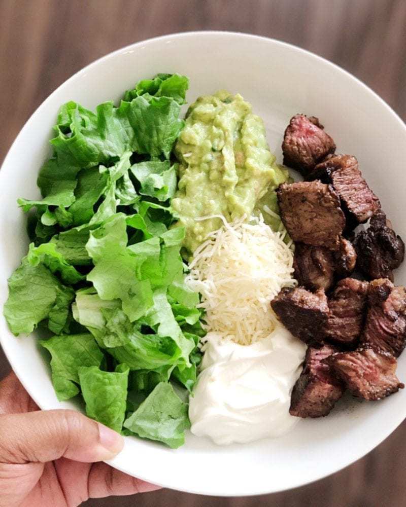 How to make a keto Chipotle Burrito Bowl at home » Hangry Woman®