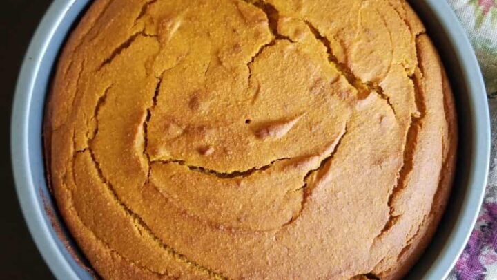 Image for Gluten-Free Sweet Potato Honey Cornbread Cake | Tastybits