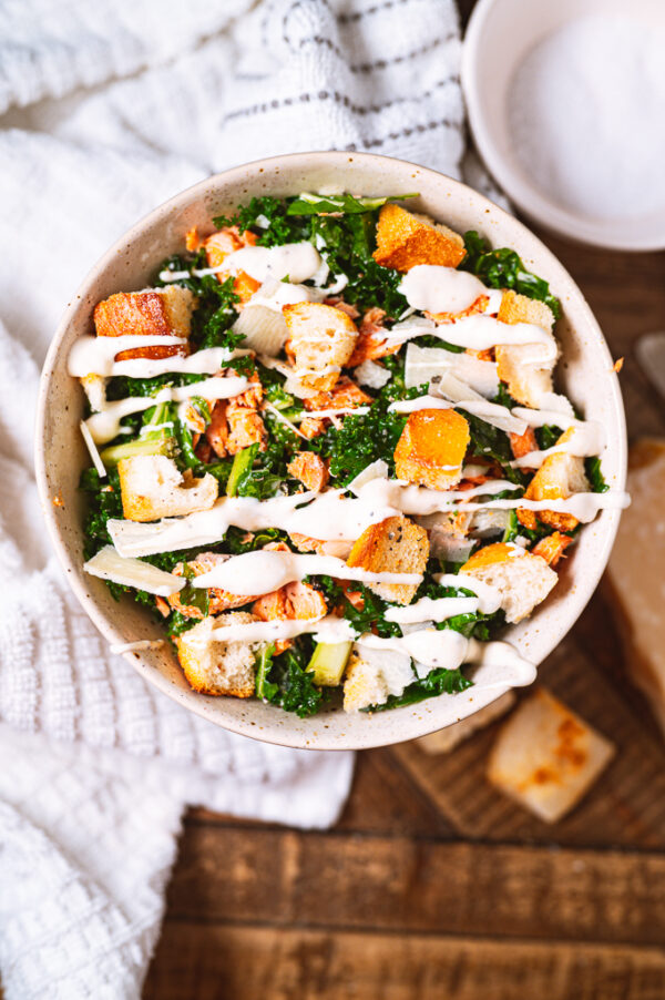 Salmon Caesar Salad Hangry Woman 