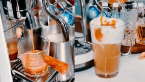 starbucks apple crisp macchiato on a nespresso machine