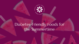 photo reading - diabetes-friendly foods for the summer with transparent watermelons.