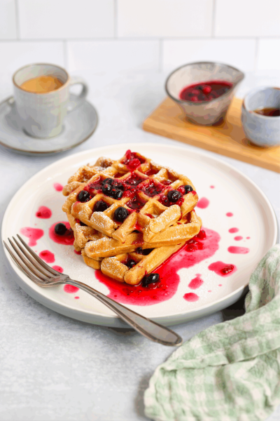 Fluffy Vegan Waffles (3)